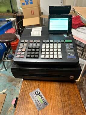 Casio PCR-T500 Electronic Cash Register with 25 Department Keyboard
